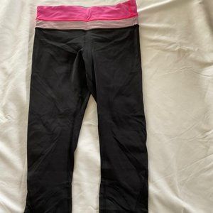 Lululemon Wunder Groove Crop Leggings